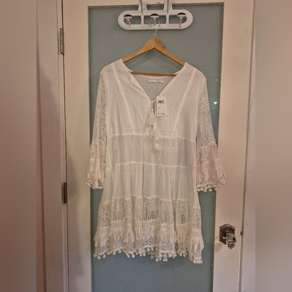 Dotti Lace Beach Cover Up Dress